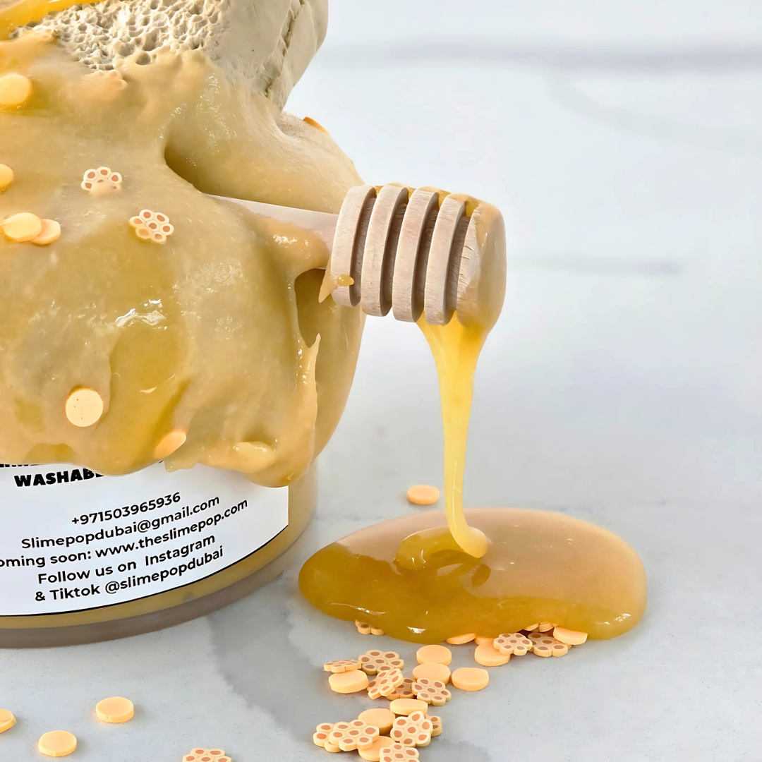 Honey Bunny DIY Slime Kit – Scented Jelly Honey Drizzle Set | Slimepop Dubai